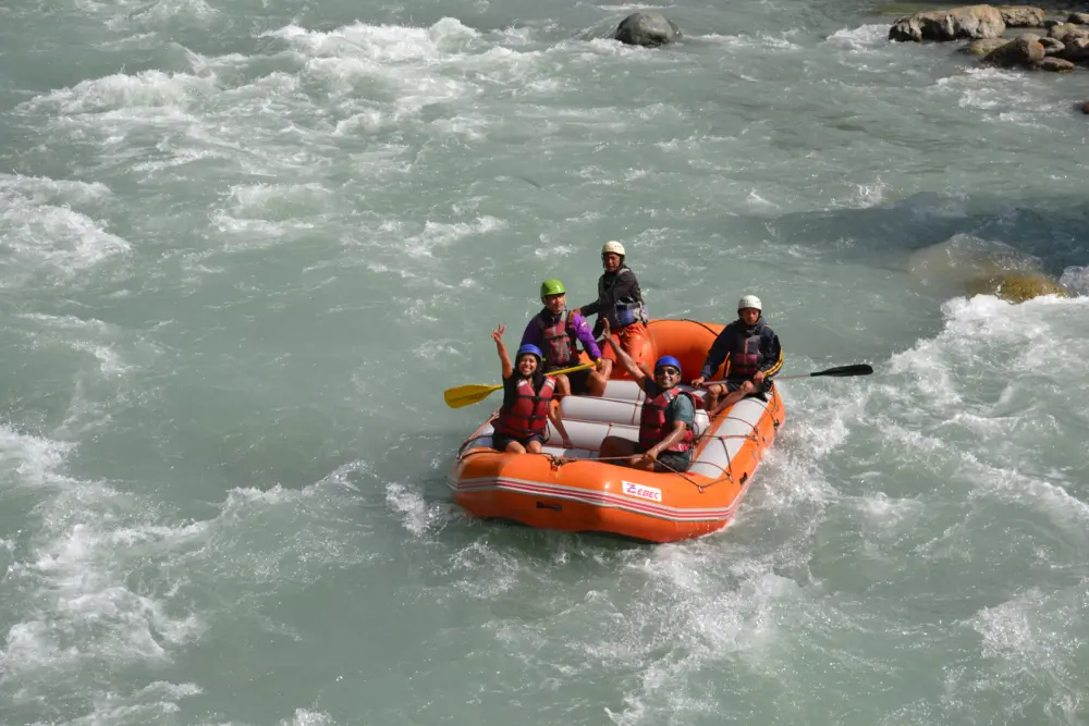 Rafting in Pahalgam