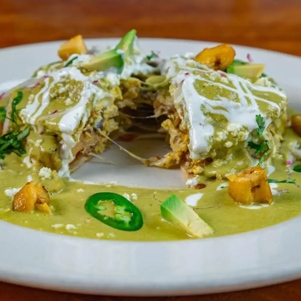 Green Chicken Tamal at 5 Rabanitos